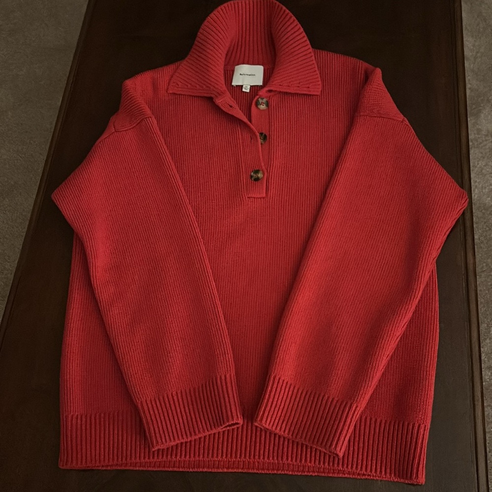 Reformation 100% Organic Cotton polo EUC like new❤️ - Picture 3 of 10